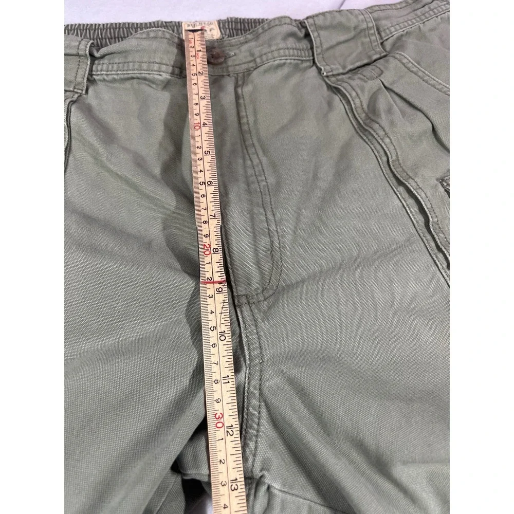 RedHead Cargo Shorts Olive Green Cotton Canvas Utility Gorpcore Outdoor Mens 44